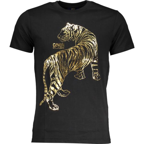 t-shirt Cavalli class nero con stampe