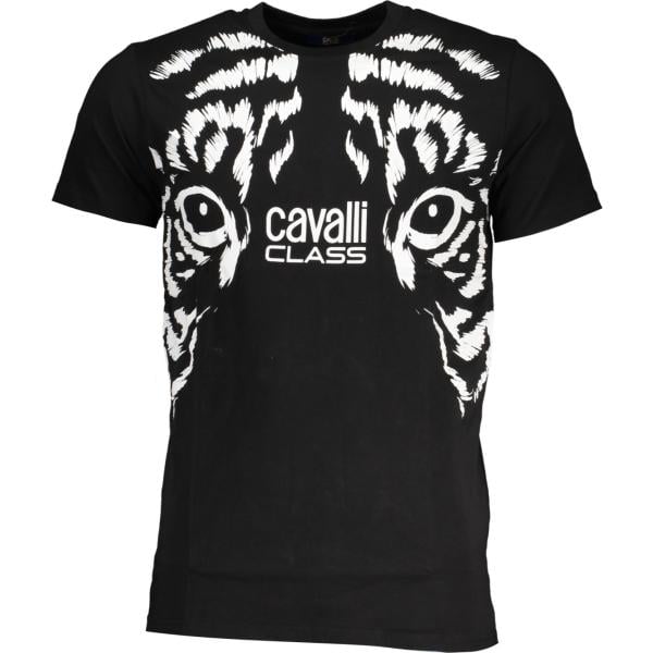 t-shirt Cavalli class nero con stampe