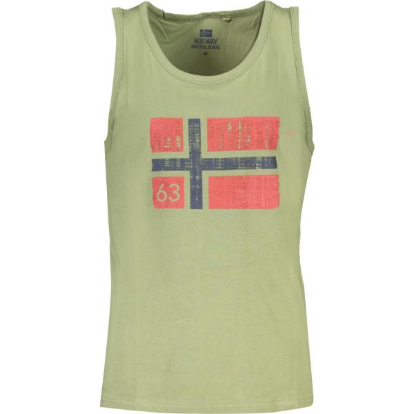 canottiere Norway 1963 verde con stampe