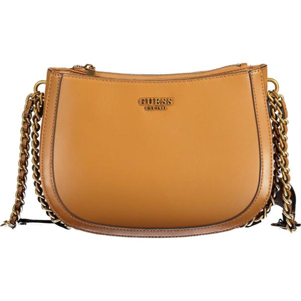 borse a spalla Guess jeans arancione