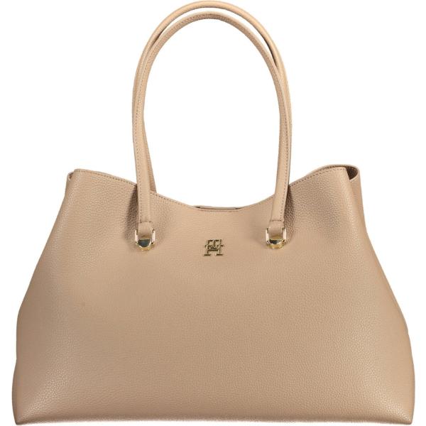 borse a spalla Tommy hilfiger marrone