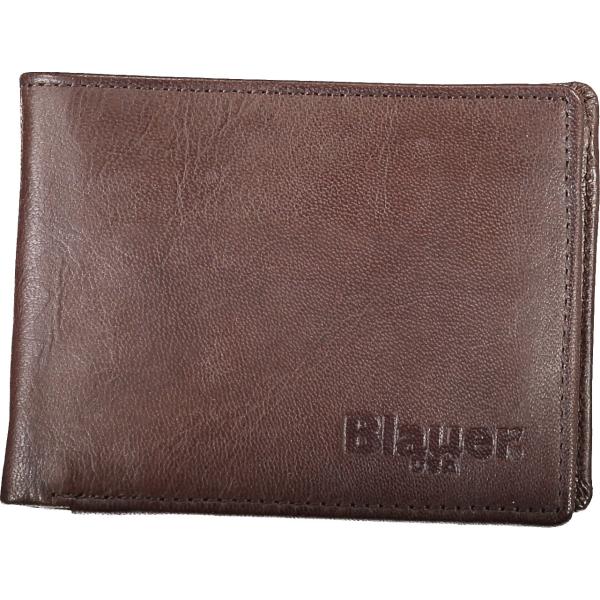 portafogli Blauer marrone con stampe
