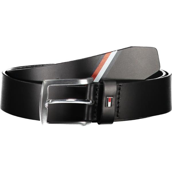 cinture Tommy hilfiger nero con stampe