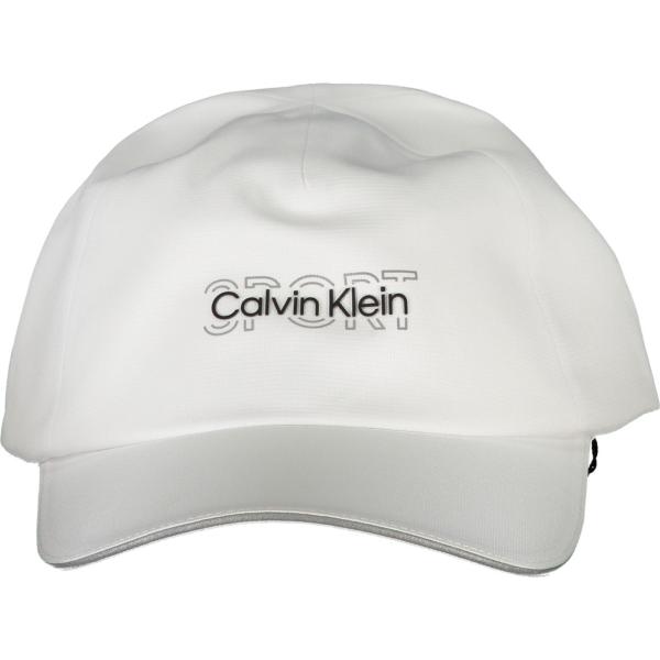 cappelli con visiera Calvin klein bianco con stampe
