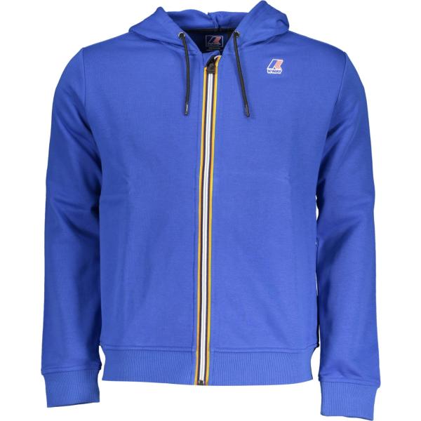 felpe con cappuccio K-way blu