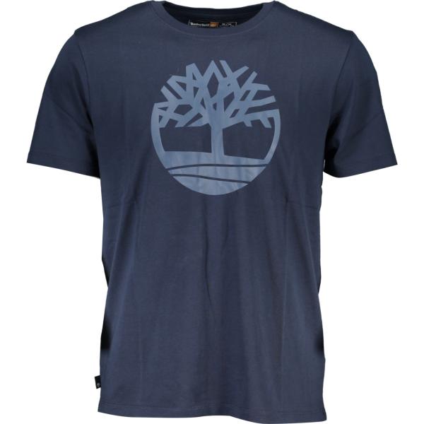 t-shirt Timberland blu con stampe