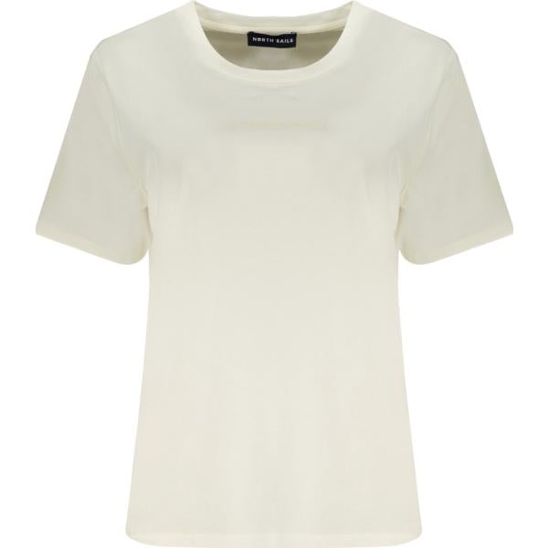 t-shirt North sails bianco con stampe