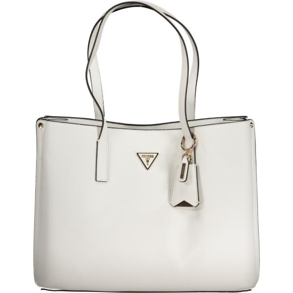 borse a spalla Guess jeans bianco
