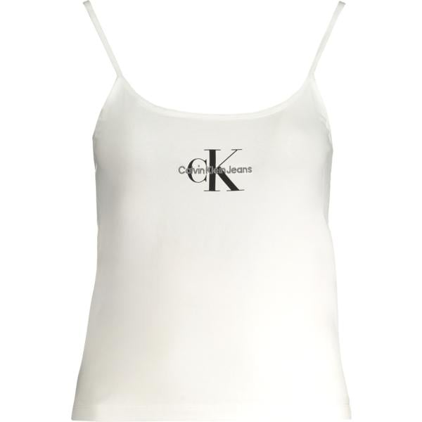canottiere Calvin klein bianco con stampe