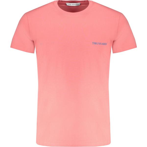 t-shirt Trussardi rosa con stampe