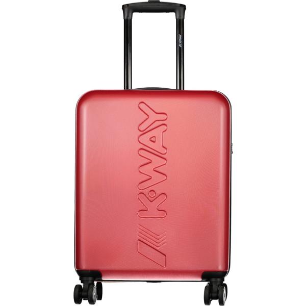 valigie K-way rosa con stampe