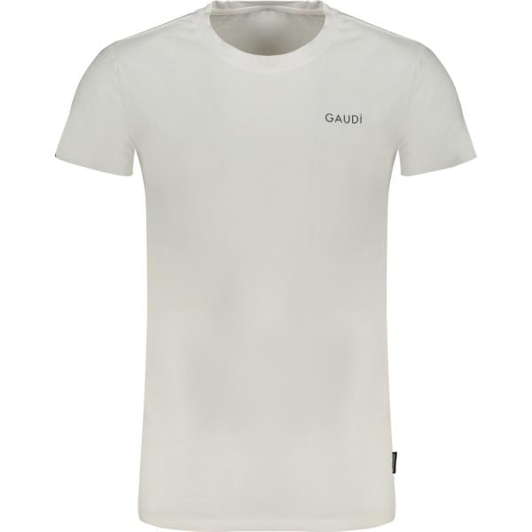 t-shirt GaudÌ bianco con stampe