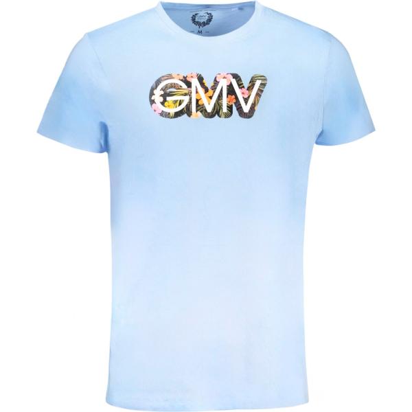 t-shirt Gian marco venturi blu con stampe