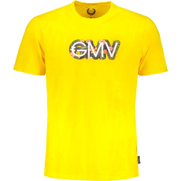 t-shirt Gian marco venturi giallo con stampe