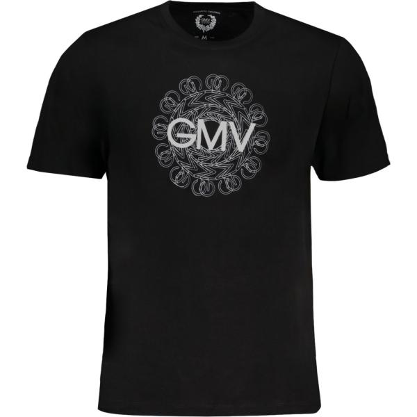 t-shirt Gian marco venturi nero con stampe