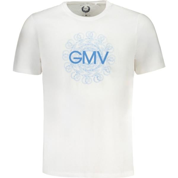 t-shirt Gian marco venturi bianco con stampe