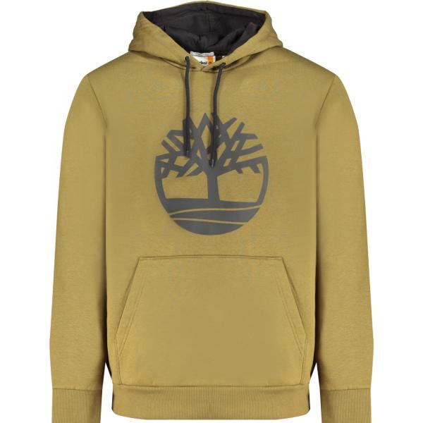 felpe con cappuccio Timberland giallo con stampe