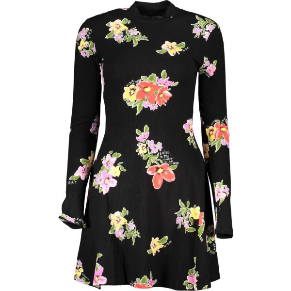 vestiti corti Desigual nero con stampe