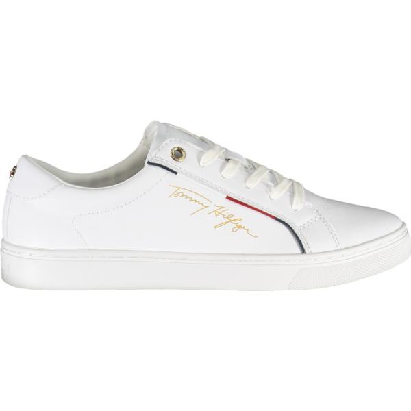 scarpe sportive Tommy hilfiger bianco con stampe