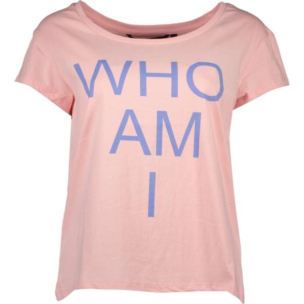 t-shirt Silvian heach rosa con stampe