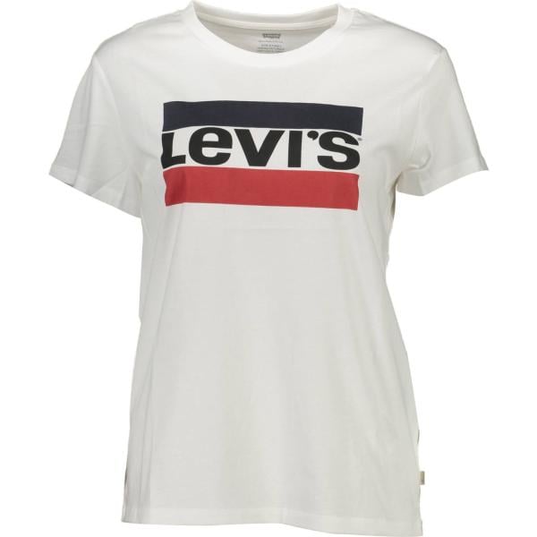t-shirt Levi's bianco con stampe
