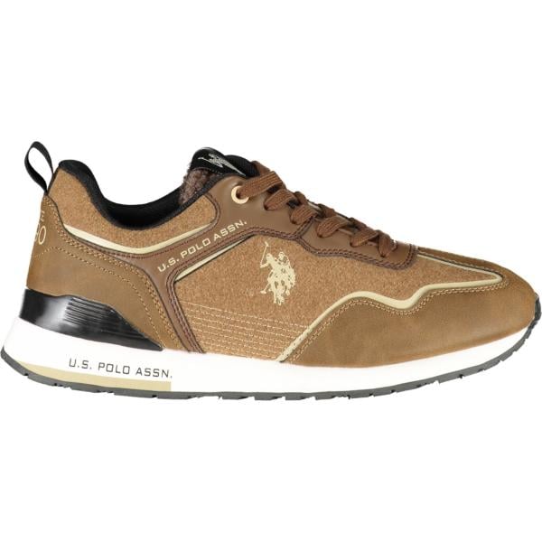 scarpe sportive U.s. polo   best price marrone con stampe