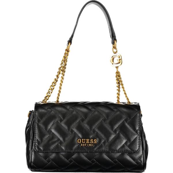 borse a spalla Guess jeans nero