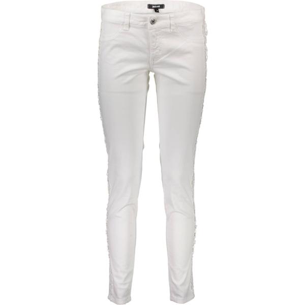 pantaloni Just cavalli bianco