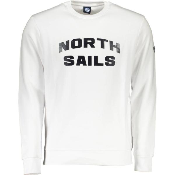 felpe North sails bianco con stampe