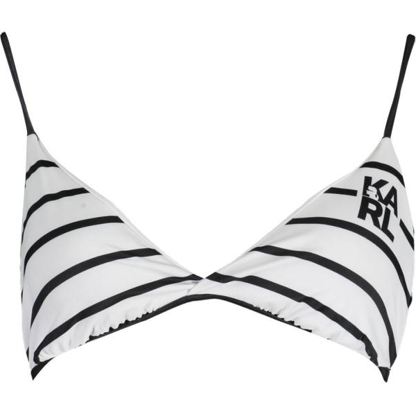 costumi Karl lagerfeld beachwear bianco con stampe