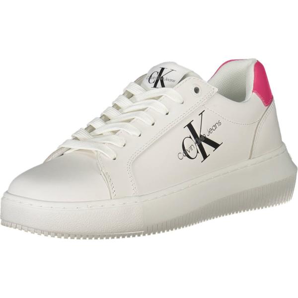 scarpe sportive Calvin klein bianco con stampe