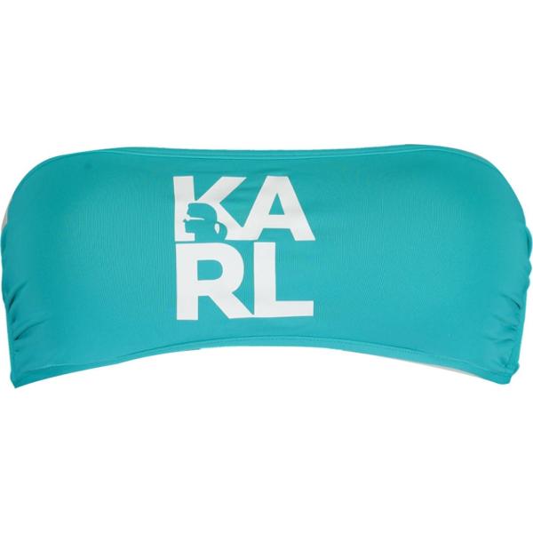 costumi Karl lagerfeld beachwear verde con stampe