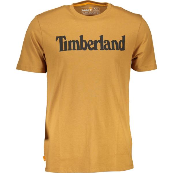 t-shirt Timberland marrone con stampe