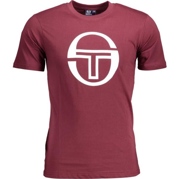 t-shirt Sergio tacchini viola con stampe