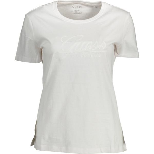 t-shirt Guess jeans bianco