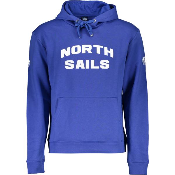 felpe con cappuccio North sails blu con stampe