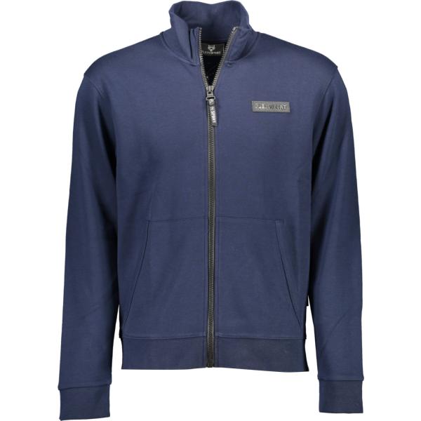 felpe Plein sport blu con stampe