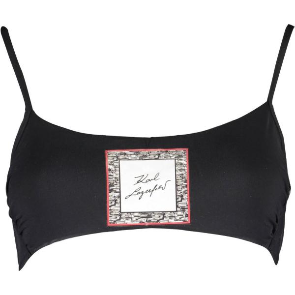 costumi Karl lagerfeld beachwear nero con stampe