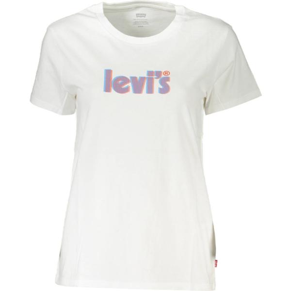t-shirt Levi's bianco con stampe