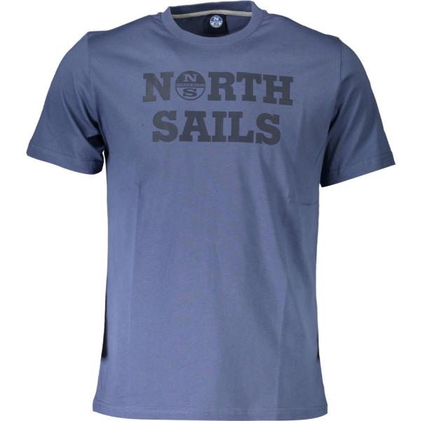 t-shirt North sails blu con stampe