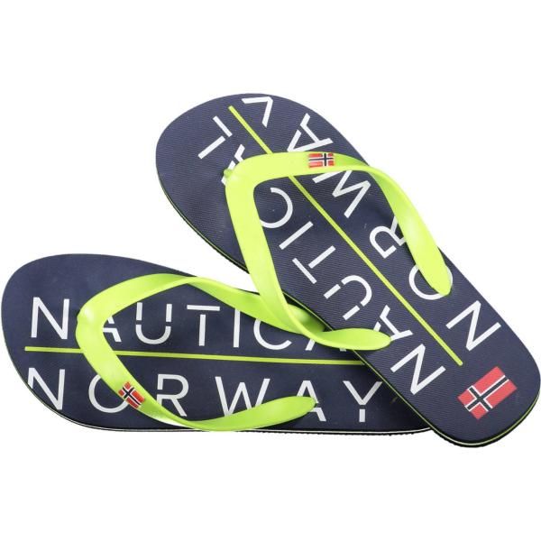 sandali Norway 1963 blu con stampe