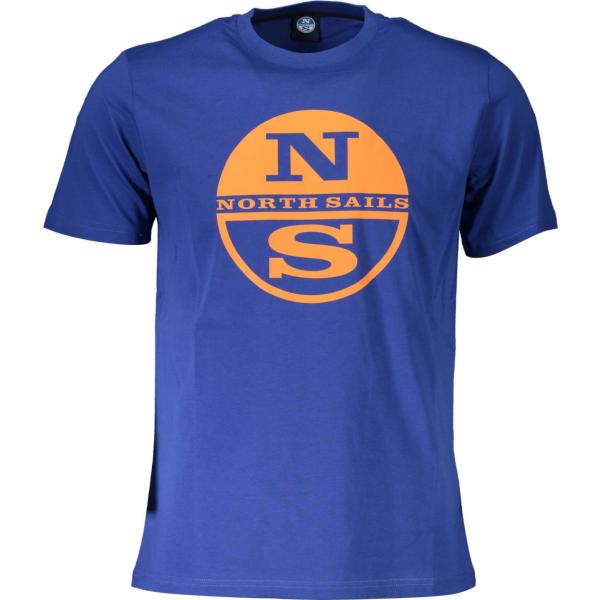 t-shirt North sails blu con stampe