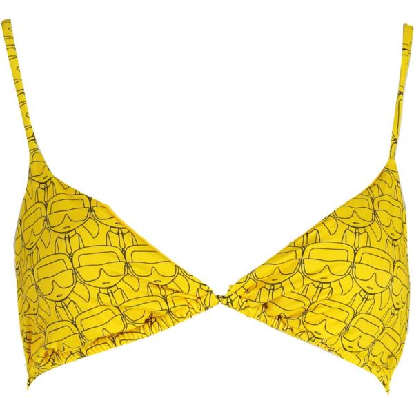 costumi Karl lagerfeld beachwear giallo