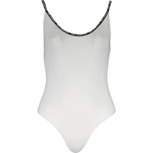 costumi interi Karl lagerfeld beachwear bianco
