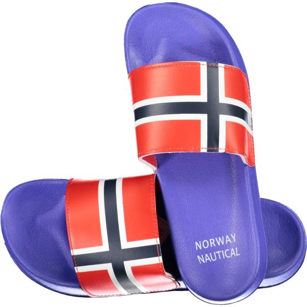 sandali Norway 1963 viola con stampe