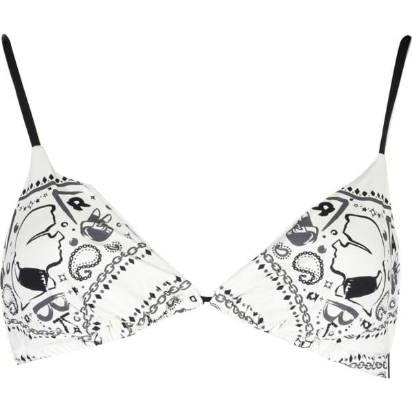 costumi Karl lagerfeld beachwear bianco