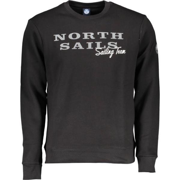 felpe North sails nero con stampe
