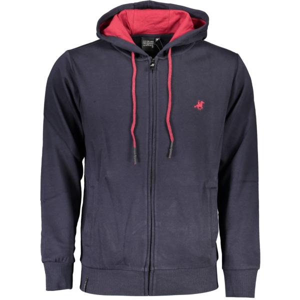 felpe con cappuccio U.s. grand polo blu