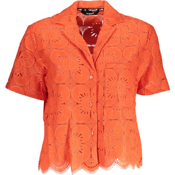 camicie a manica corta Desigual arancione