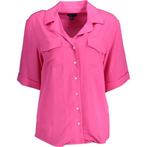 camicie a manica corta Gant rosa
